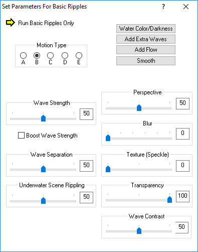 les 17 Set Parameters For Basic Ripples