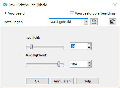 les 18   invullicht en duidelijkheid