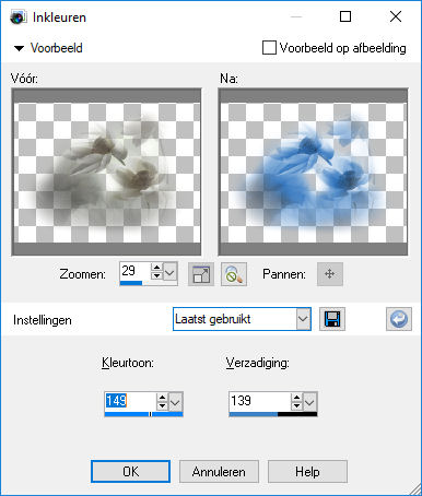 les 2 inkleuren