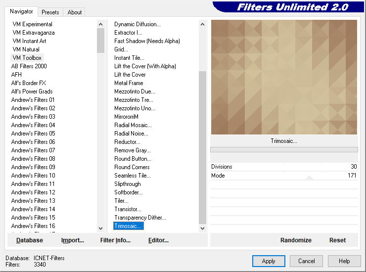 les 20 VM Toolbox Trimosaic
