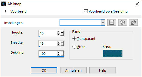 les 32   als knop