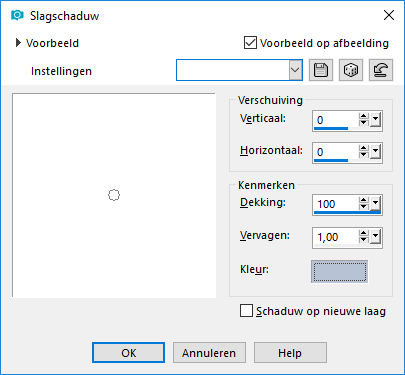 les 34 slagschaduw kat