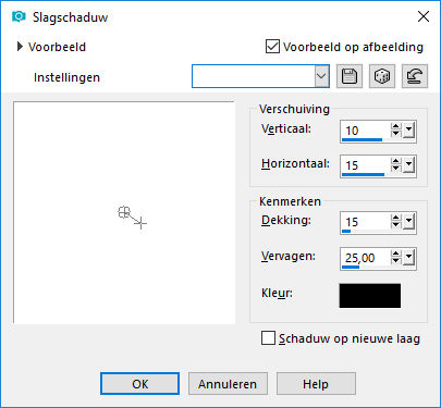 les 38 slagschaduw vrouw