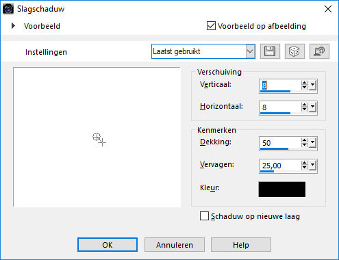 les 40   slagschaduw jongen