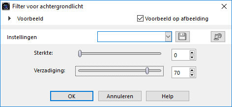 les 41 achtergrondlicht
