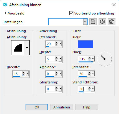 les 49 pnt 14 afschuining binnen