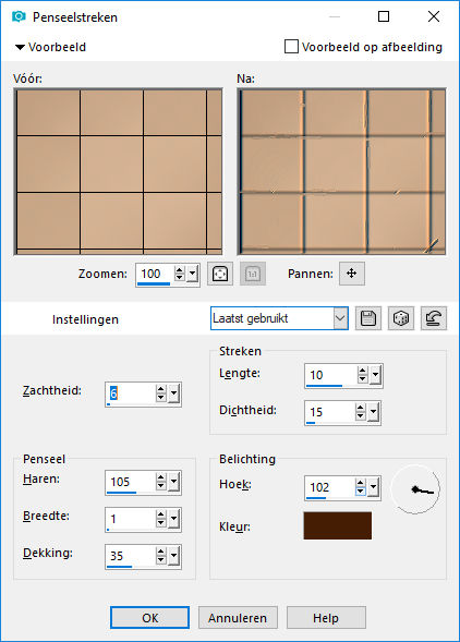 les 52 pnt 5 Kunstzinnige effecte penseelstreken