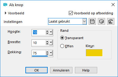 les 53   pnt 26   als knop in de rand