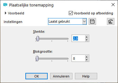 les 66 pnt 31 plaatselijke tonemapping herfsttak