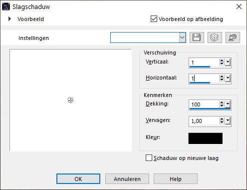 les 68 pnt 40 slagschaduw blaadjes