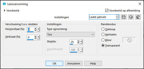 les 106 pnt 25 vervormingseffecten lensvv